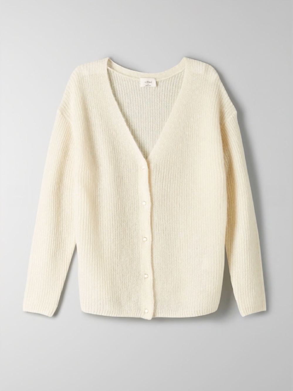 Aritzia Wilfred Front To Back Cardigan in Birch
